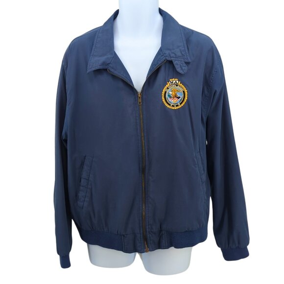 VTG Hartwell Mens Size L Jacket FBI National Academy Windbreaker Law Enforcement - Picture 1 of 12